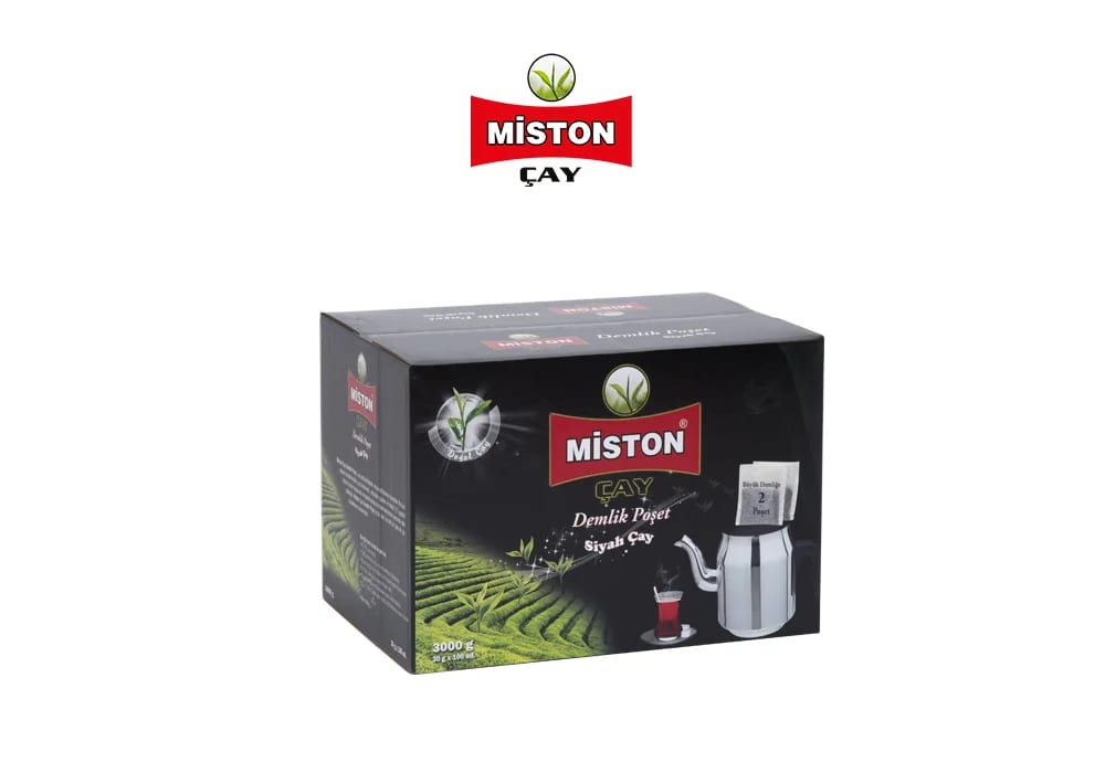 Miston Çay Demlik Poşet 30 g x 100 ad.3 kg