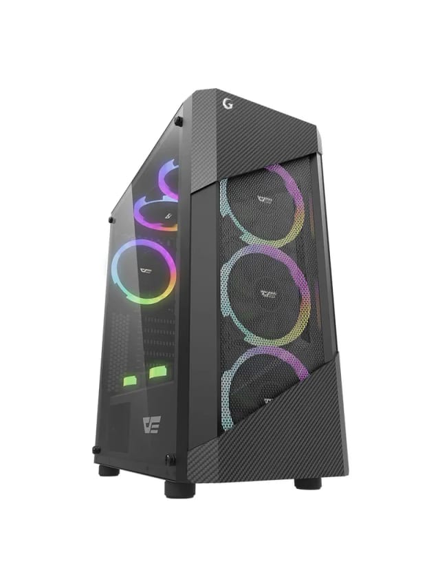 DF Pollux Mesh 650W 80+ Rainbow RGB Mid Tower Kasa